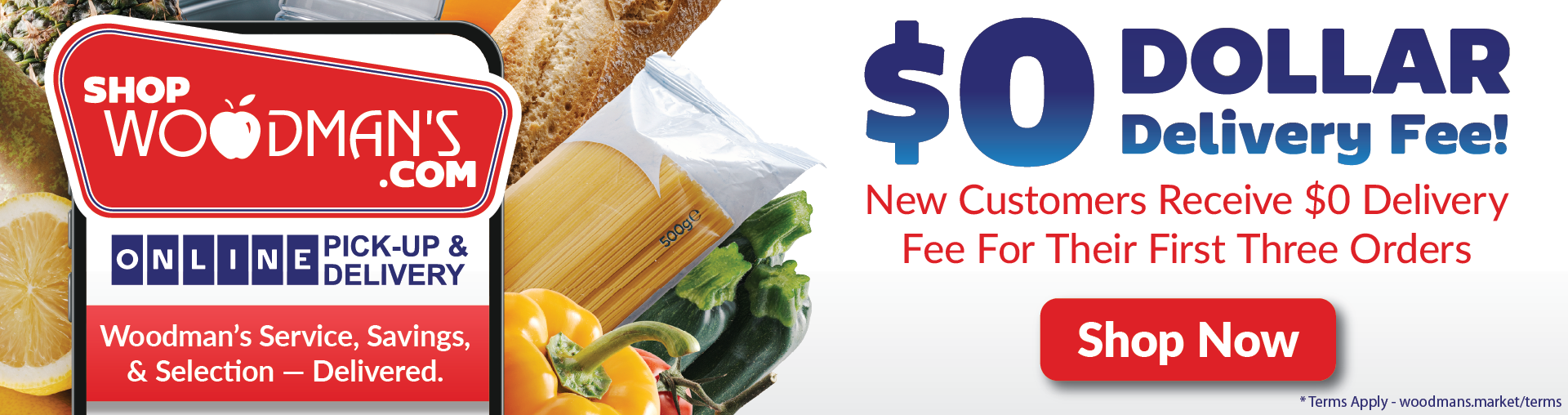 $0 Dollar Delivery Fee For New Customers First Three Orders!