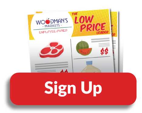 Click to sign up for Woodman's Plainfield weekly flyer emails.